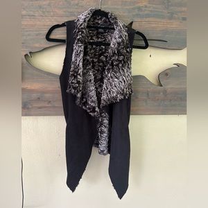 Faux Fur Suede Vest